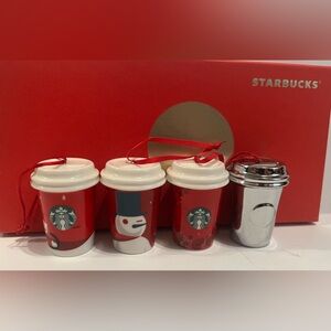 Starbucks Holiday Ornaments 2011-2014